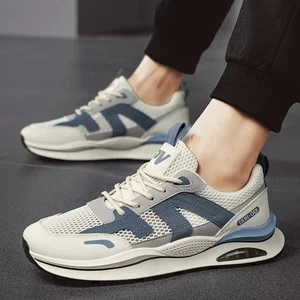 Summer New Hollow Out Casual Men Shoes Men's Trendy Mesh Breathable Shoes Men's Sports Shoes Zapatos Customized Men's Shoes