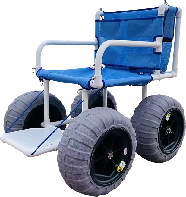 Professional Commode beach Wheelchair With Wheels Old Man Toilet Chair Bathroom outdoor wheelchair for beach - BZ-beach-01 manufacture