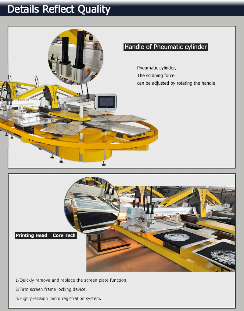 シルクスクリーン印刷機オーバルスクリーンプリンター装置マルチカラー自動tシャツ中国工場メーカー Buy オーバルスクリーン印刷機 自動スクリーン印刷機 自動プリンタ Product On Alibaba Com