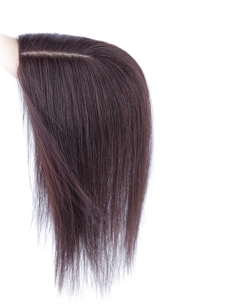 Longfor 100 Human Hair Pieces For Women Hairpiece 3 Clips In Hair Extensions Women Toupee