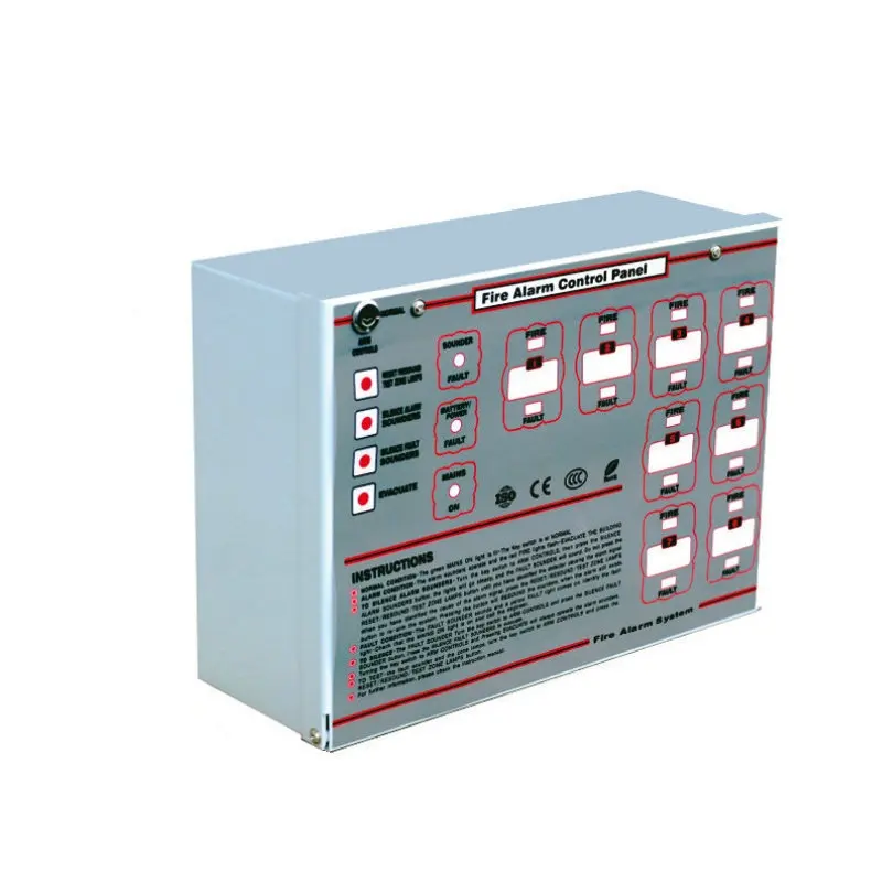 Cheap Economy 2-8 zones Fire Alarm Control Panel for Conventional Fire Alarm System