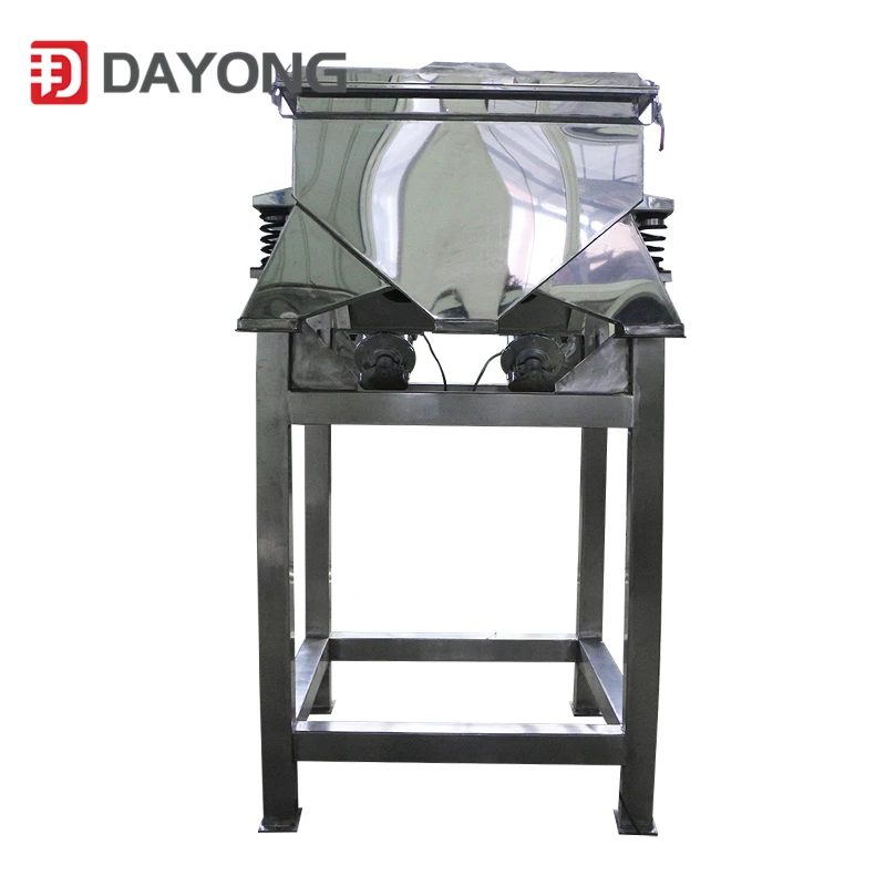 Mobile Linear Vibrating Sifter Sieve Machine for Tea
