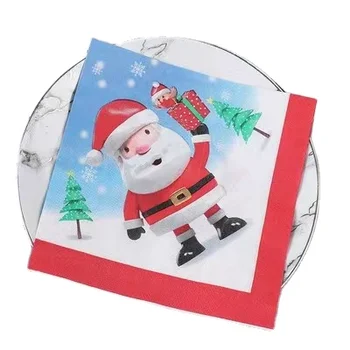 Christmas napkins   factory direct supply customized napkin with various patterns
