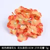 Cabeza y tallo de flor de hortensia de lana - naranja