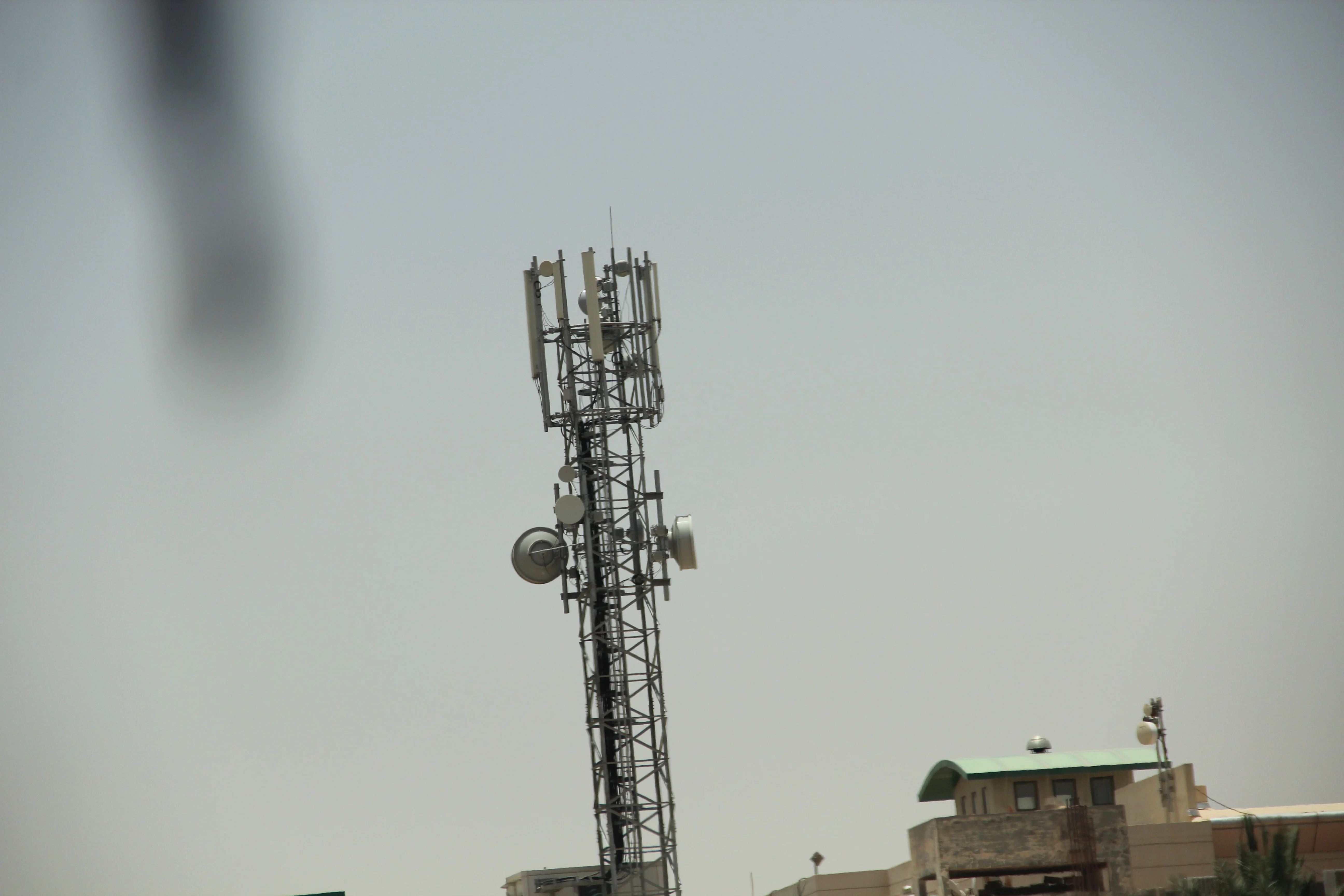 12m Telecommunication Rooftop Mast telecom rooftop tower