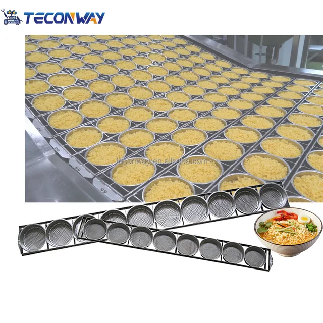 Custom Made Hot Sales Reliable Quality Instant Noodle Frying Basket of Grain Product Making Machine