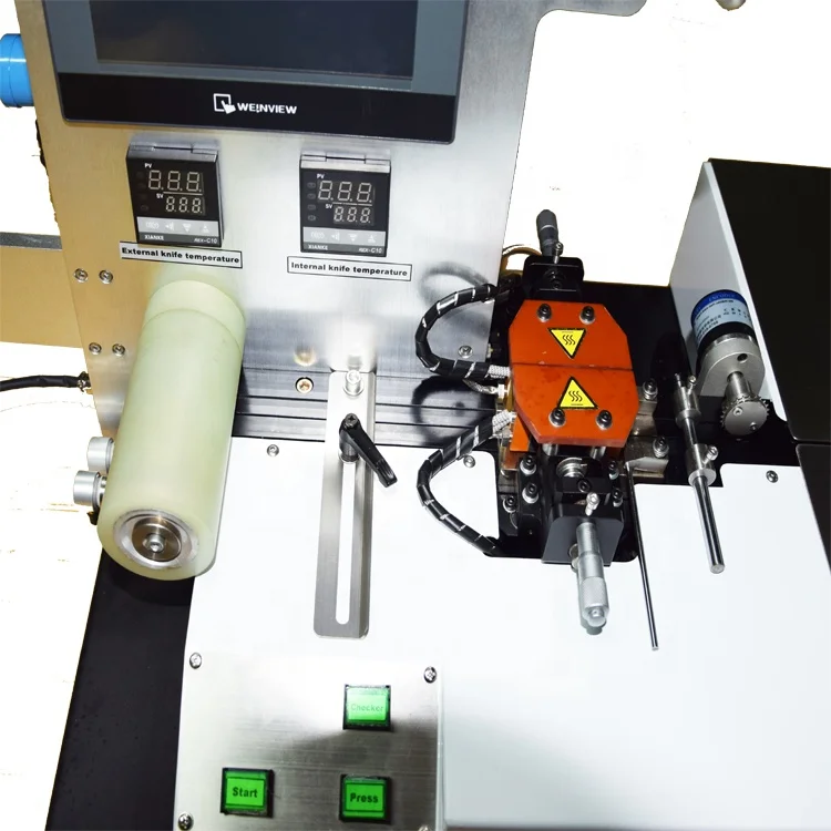 Compact Hot Sealing and Cold Sealing Semi Auto SMD Reel Taping Machine
