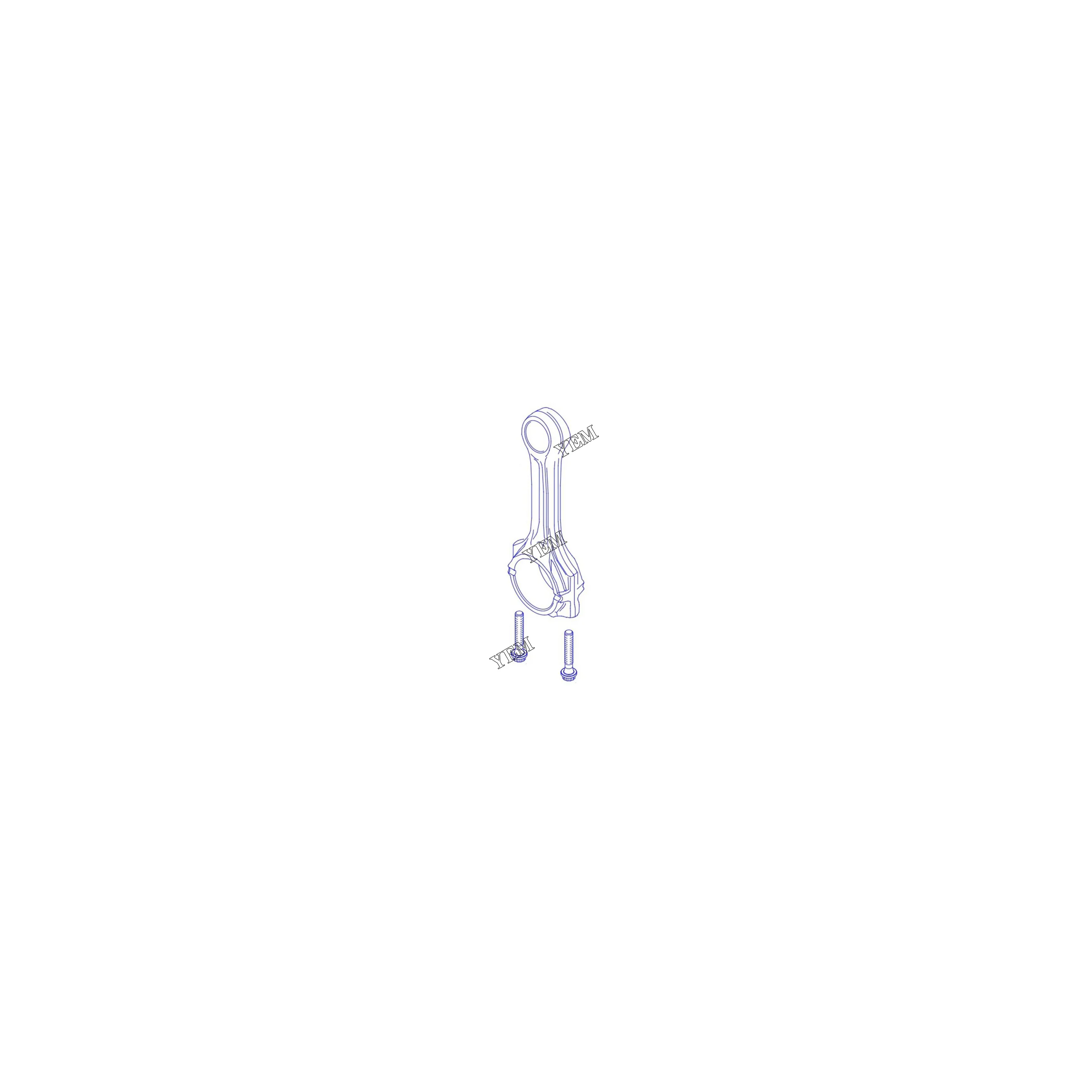 Excavator 359-0724 Rod Assembly IT14G IT14G2 for Caterpillar Standard Size Engine Parts
