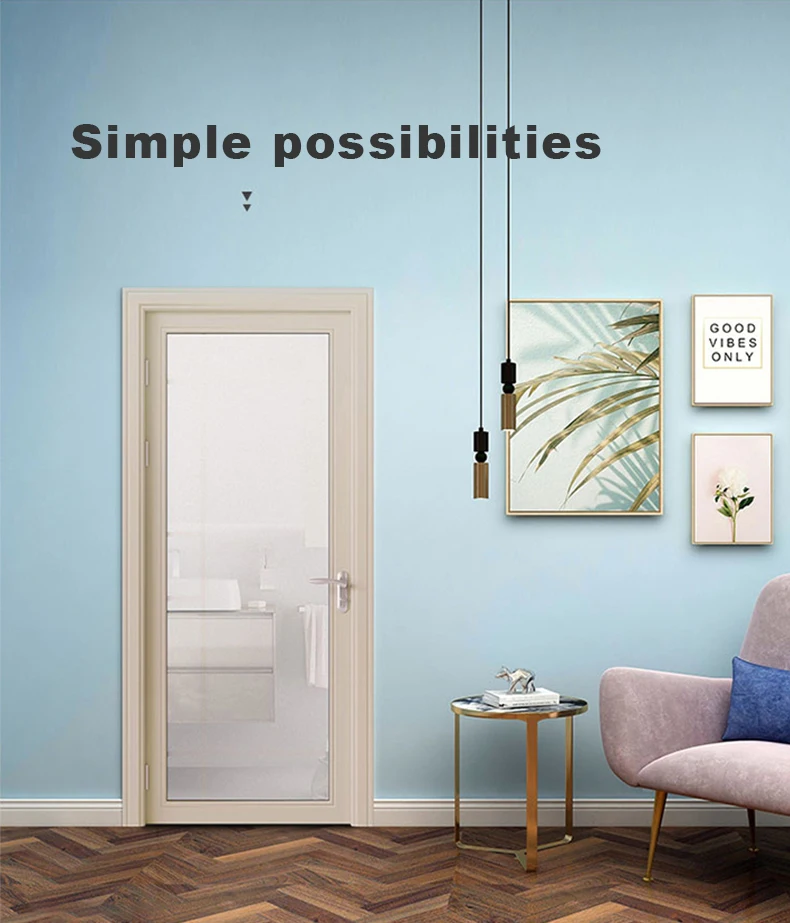 Bathroom Aluminium Swing Door