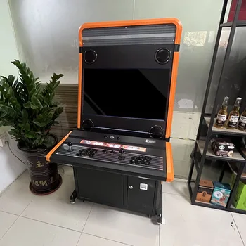 32-Inch Retro Video Arcade Game Machine Large Coin Operated Iron Material Spanish Language