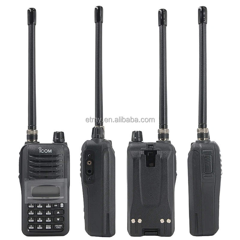 Original Icom IC-V86 7W HAM Vhf UHF Two Way Radio Transceiver IP54 200 Channels Walkie Talkie