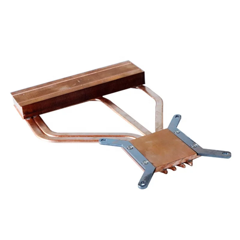Custom Manufacturer Water Cooling Aluminum Alloy Copper Welding Heat Sink Heat Pipe with Cutting Service