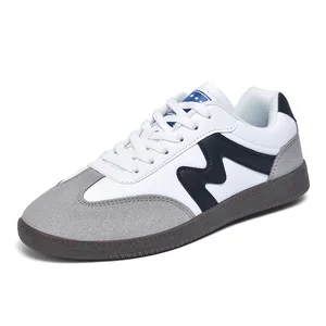 Mens Casual Skateboard Shoes Men's Trendy White Shoes Wear-resistant Thick Soft Sole Fashionable Skateboard Shoes Zapatillas