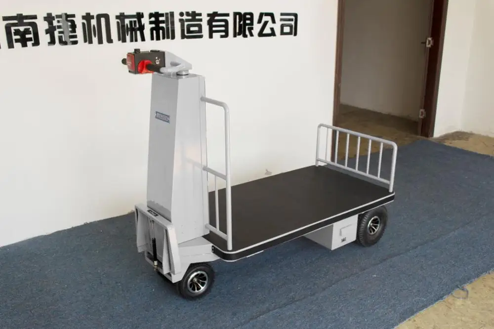 NK 118 Electric Trolley Cart Powered Standing Driving Electrical Warehouse Trolley Logistics Transport Truck