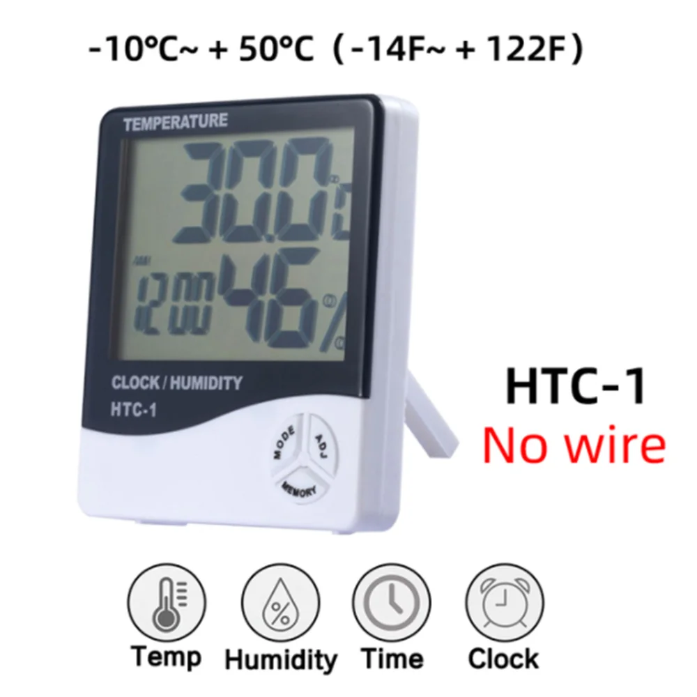 Lcd Electronic Digital Temperature Humidity Meter Thermometer ...