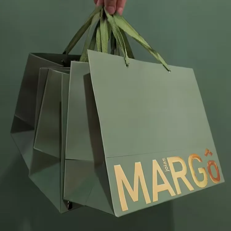 Custom Print with Your Own logo Luxury Store Gift Bag Shopping Clothing Small Jewelry Pouch Packaging Burgundy Paper Bags