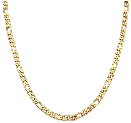Fashion 7/9 Inch Hiphop Bracelet,4-7.5 mm Figaro Stainless Steel