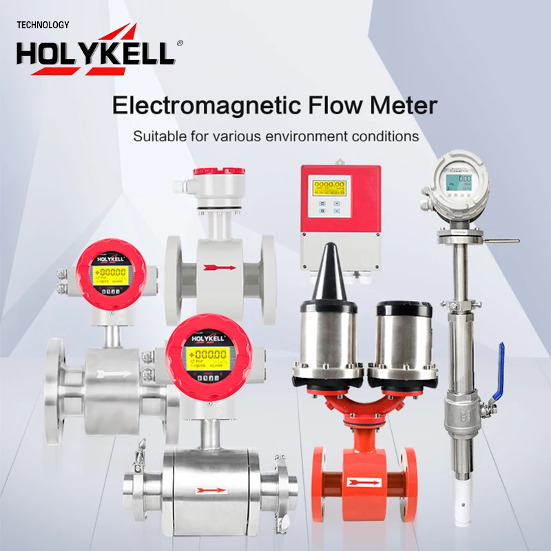 For Holykell OEM Customizable Inline Electromagnetic Bidirectional Water Sensor Meter Flow Meter Magmeter Flow Meter Supplier