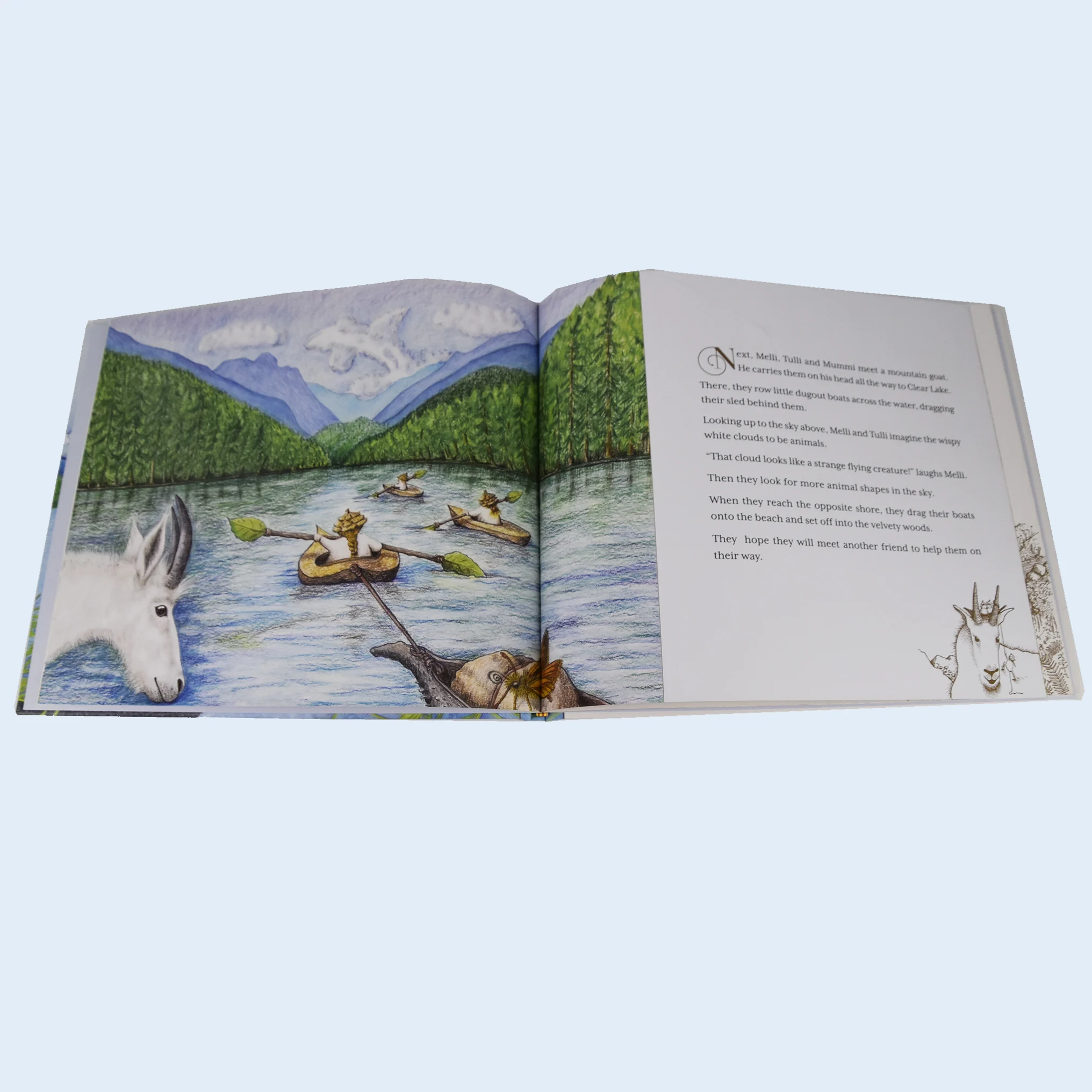 Бумага в твердом переплете C2S полноцветная учебная книга для детей и