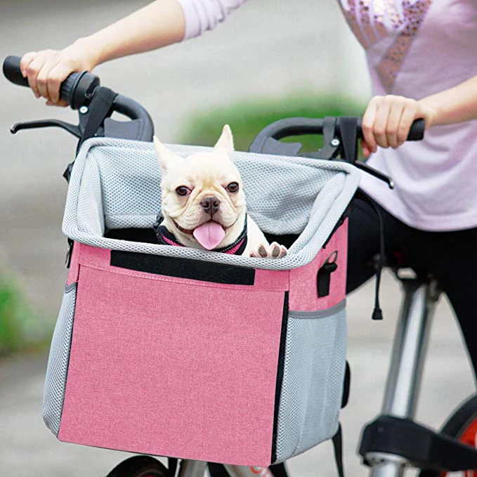 Bicaquu Bolso portátil plástico de la Caja del Aire del Portador del Transporte del Transporte de la Caja de Aire del Animal doméstico para el Perro y el Gato 02 