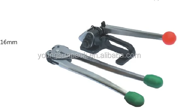 Steel Band Packer Combination Set 16mm Steel Strap Tensioner Sealer Strapping Tools