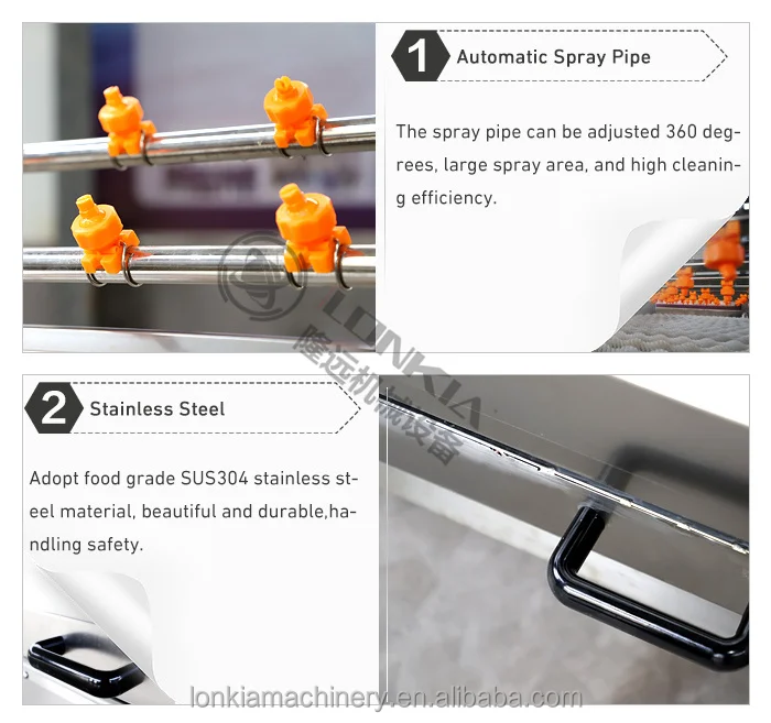 Automatic Brush Roller Root Vegetable Fruit Potato Carrot Washing Peeling Machine supplier