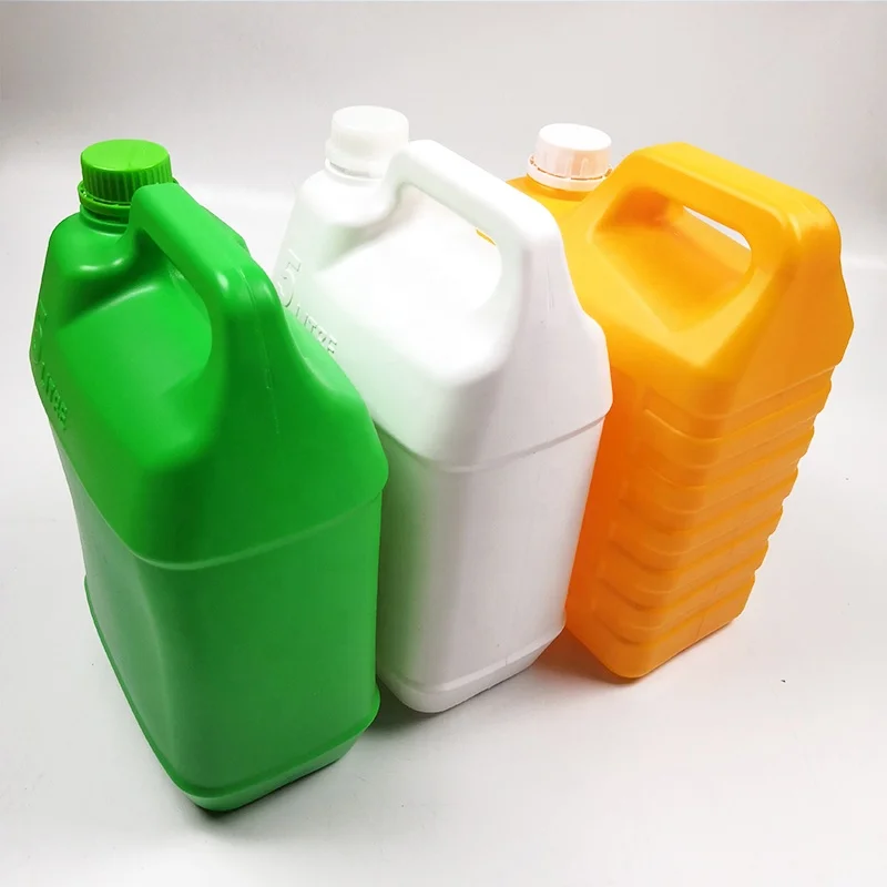 HDPE Black Fuel Container Jerry Can 5 Liter Plastic Fuel Tank Motorcycle Yellow Plastic Oil Bottle