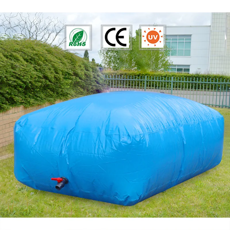 Factory Customized Rectangular Flexible Water Tank 500000l Car Flat WaterTank Fabric Water Storage Tank Water Storage Sac