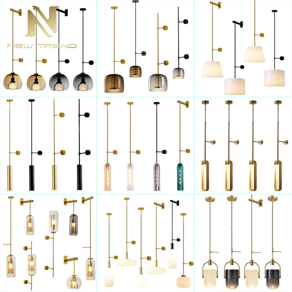 applique murale moderne cpl-475, finition noir mat – Éclairage LED à douille E14 avec verre transparent pour couloir et escalier