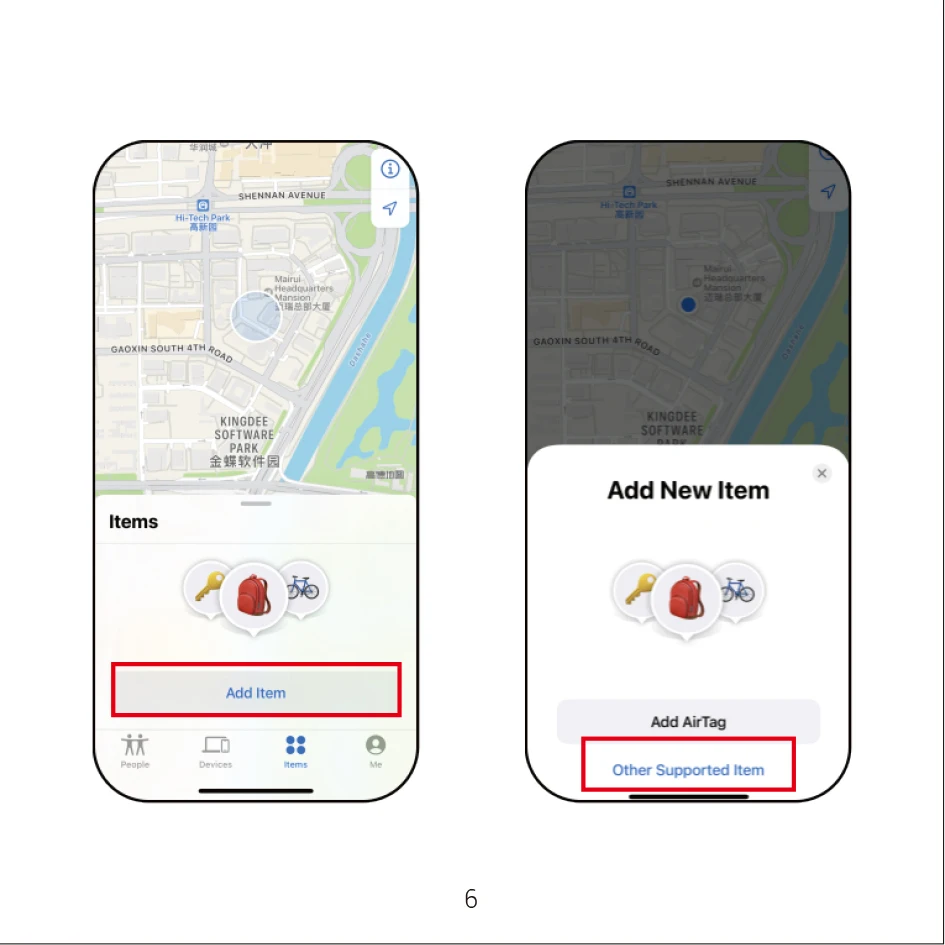 Rsh Airtag Mfi Certified Key Finder Waterproof Mini Pet Locator