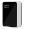 white with black