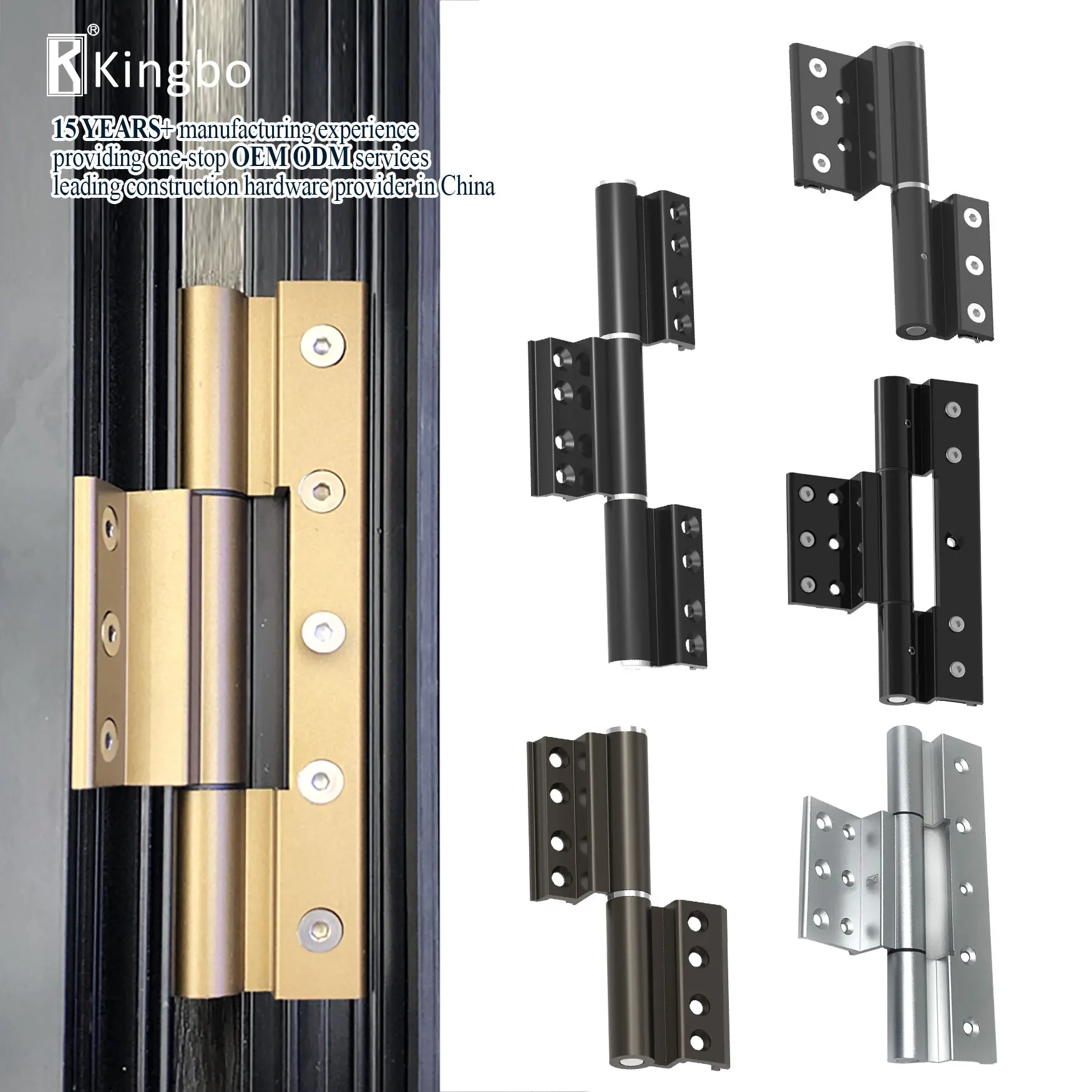 Door Hinge Heavy Duty Gate Self Closing Black Window Accessories
