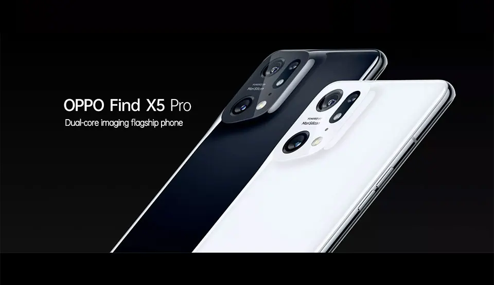 Original OPPO FIND X5 Pro 6.7" 5G Cell Phone AMOLED 3216x1440 120Hz Qualcomm SD 8 Gen 1 (4 nm) 5000mAh 80W Quick Charge Android