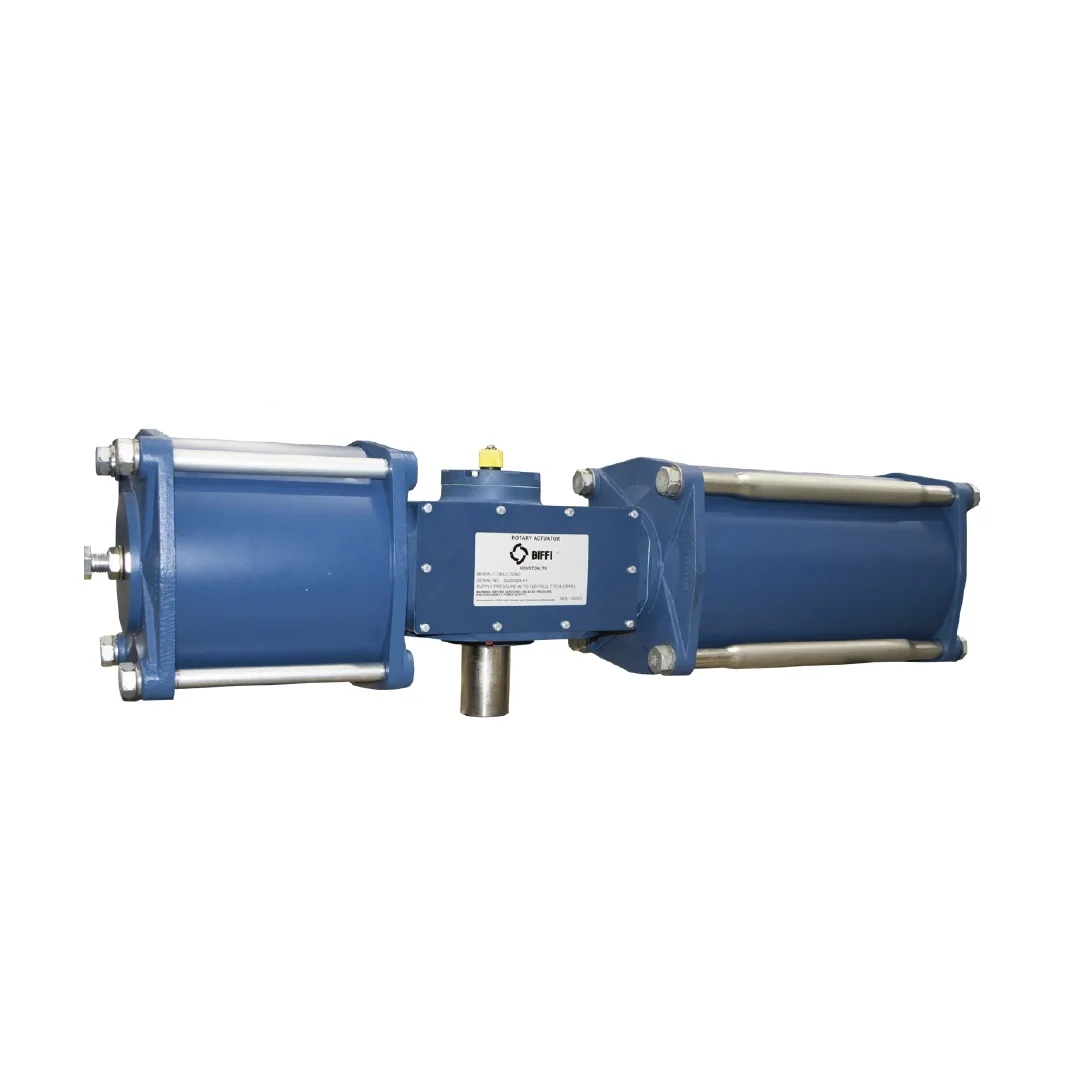BIFFI MORIN B Series Double Acting Pneumatic Actuators Ductile Iron Stainless Steel Cylinders with Spring Return for Gas Media