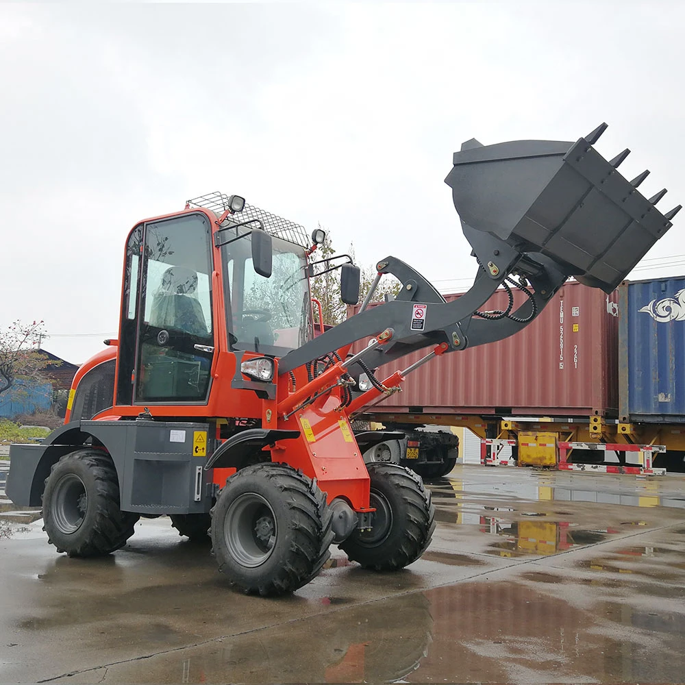 FREE SHIPPING Front End Loaders Compact Mini Diesel Loader  Snow Plow Wheel Loader Hydraulic