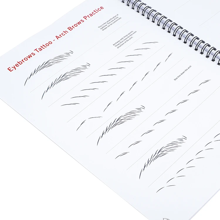 Professional Permanent Makeup Practice Skin Practice Book