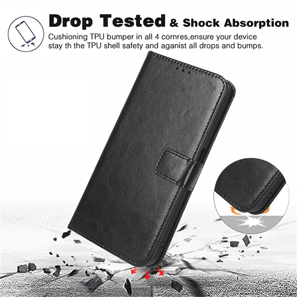 TPU PU Leather Mobile Phone Case Soft Card Wallet Cover With Handle Straps For Nokia G42 Laudtec factory