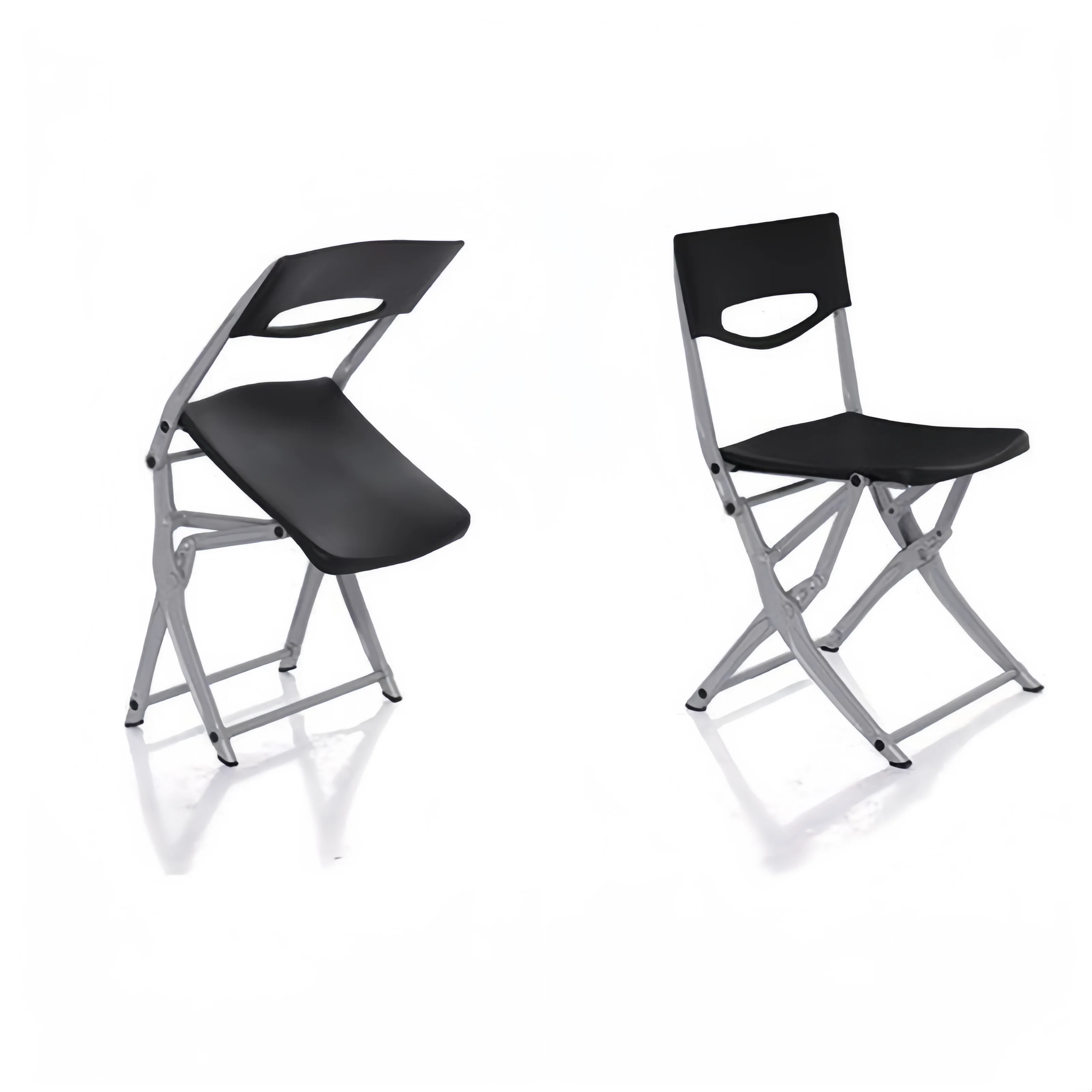 Portable Outdoor Folding Plastic Garden Chairs Stackable For Restaurant
