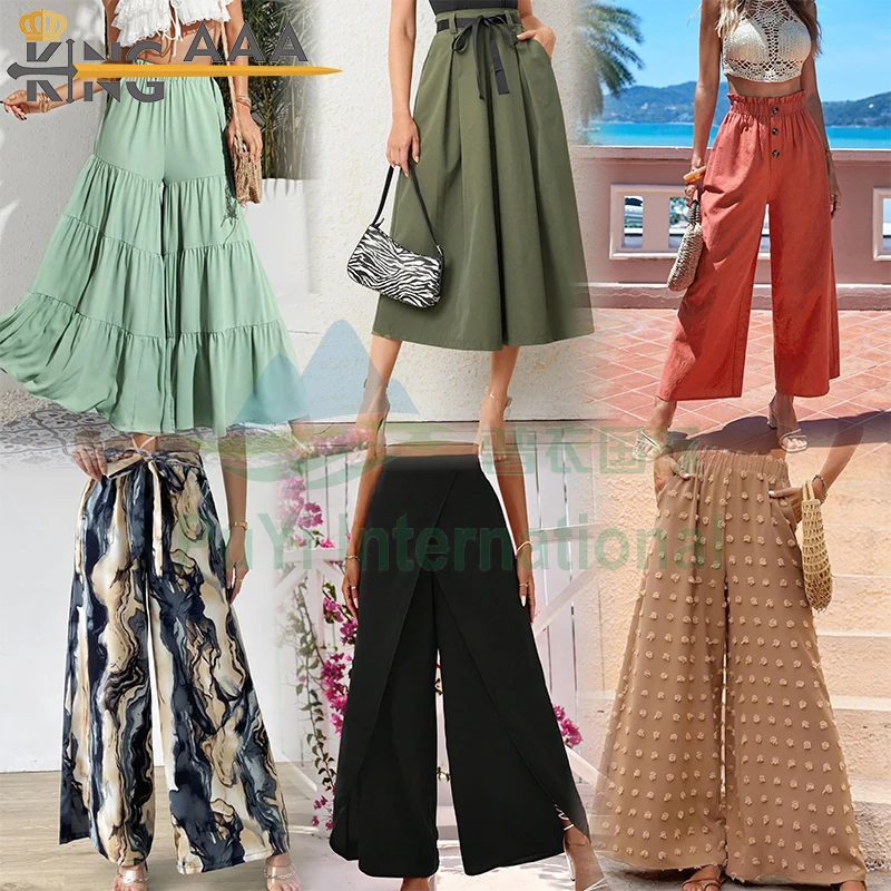 Used Wide Leg Trousers Flared Pants Womens Clothes Bale Ukay Ukay Bales ...