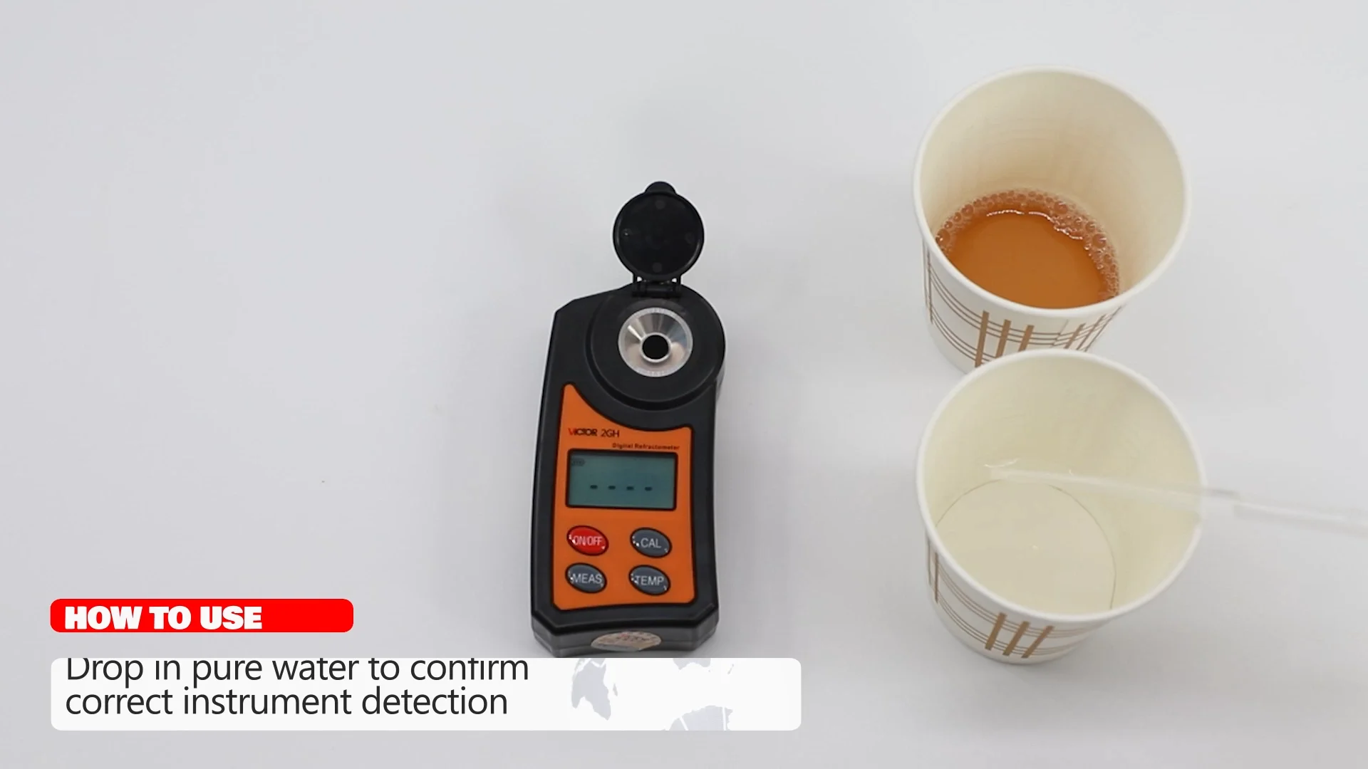 Victor 2ghs Measure The Sugar Content Of Water Samples Food Fruits And