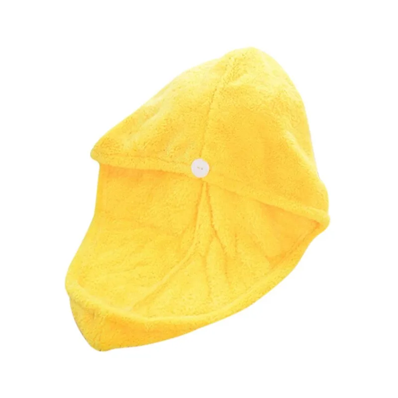 QUICK DRY BATH HEAD WRAP HAT WOMEN HAIR DRYING TOWEL CORAL VELVET MAKEUP COSMETICS CAP BATHING TOOL