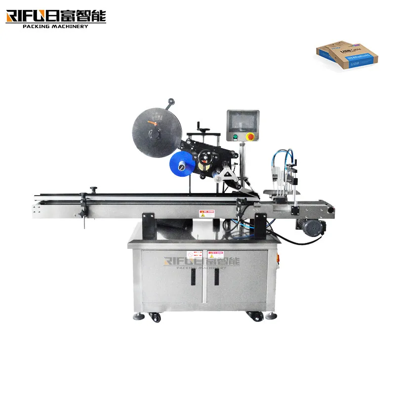 Multifunctional Square Bottle Label Applicator Double Sided Flat Bottle Label Machine