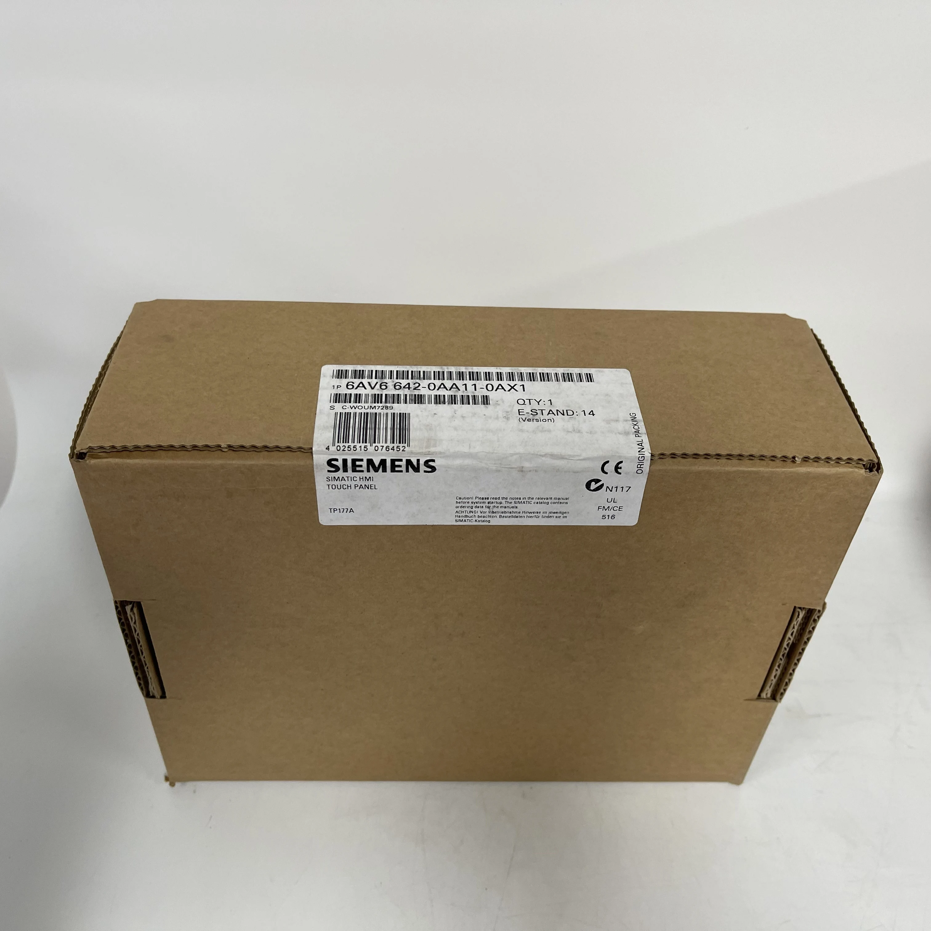 SIEMENS Touch Panel HMI 6AV6 642-0AA11-0AX1