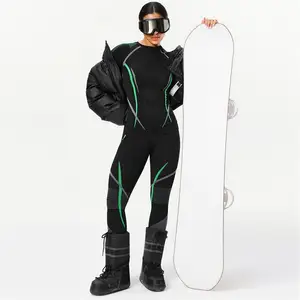 Shapewear Ski Sets Fantasy High Quality Utility Warm Ski Base Layers Beautiful Adjustable Bike Clothes Women