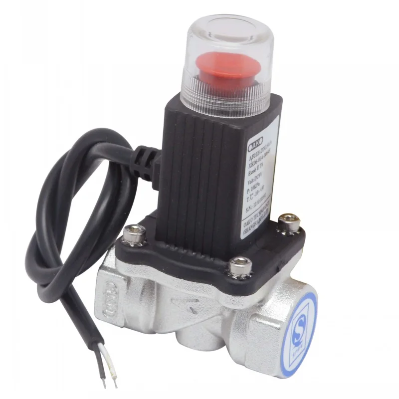 Aluminun/Brass alloy valves DN15/20 automatic LPG gas solenoid valve gas shut off valve