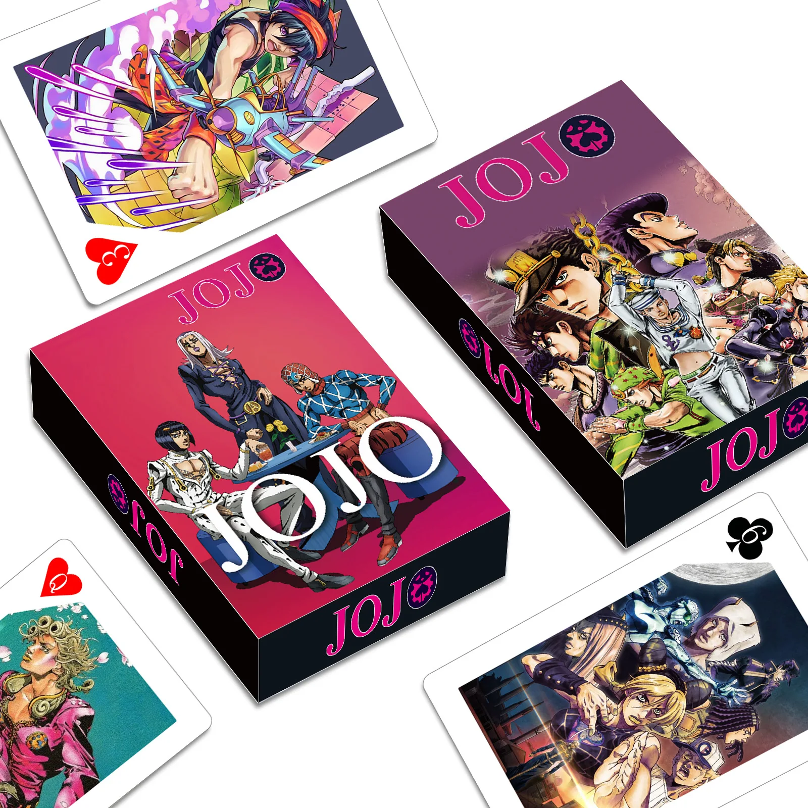 54pc/bag Jojo's Bizarre Adventure Jiraiya Luffy Playing Cards