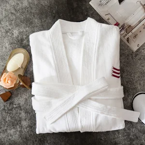 Newest Design Modern  Romantic Winter Solid 5 Star Hotel Custom Logo Wholesale Fashion Long Sleeve Cut Pile Embroidered 100%