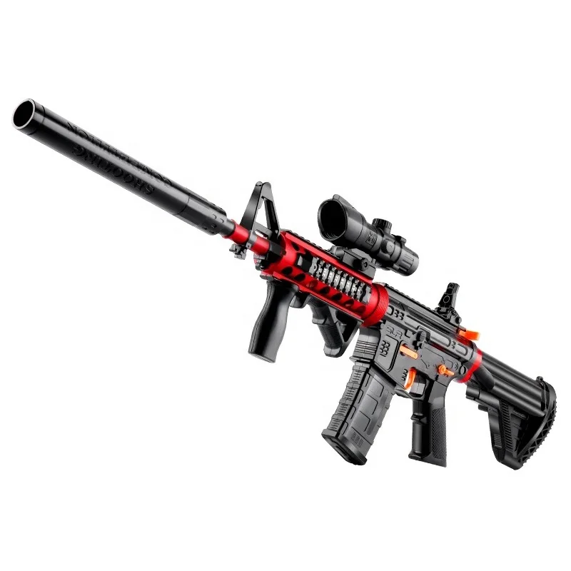 M4a1 Assault Rifle Electric Splatter Gel Ball Blaster With Water Beads ...