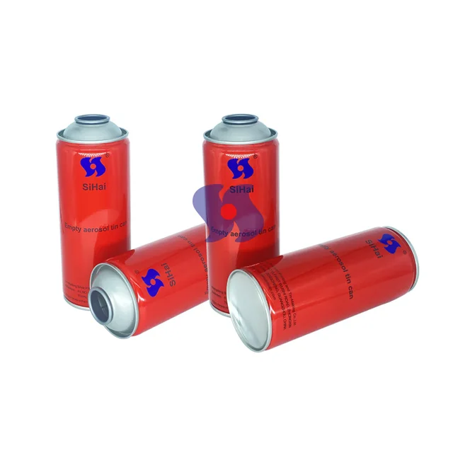 Hot Sale 65x158mm CMYK Printing Paint Spray Can Refillable Shaving Foam Aerosol Can Empty Aerosol Can