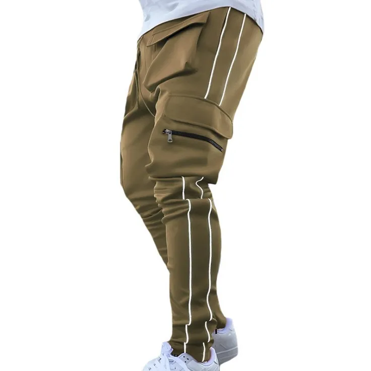 mnml reflective track pants